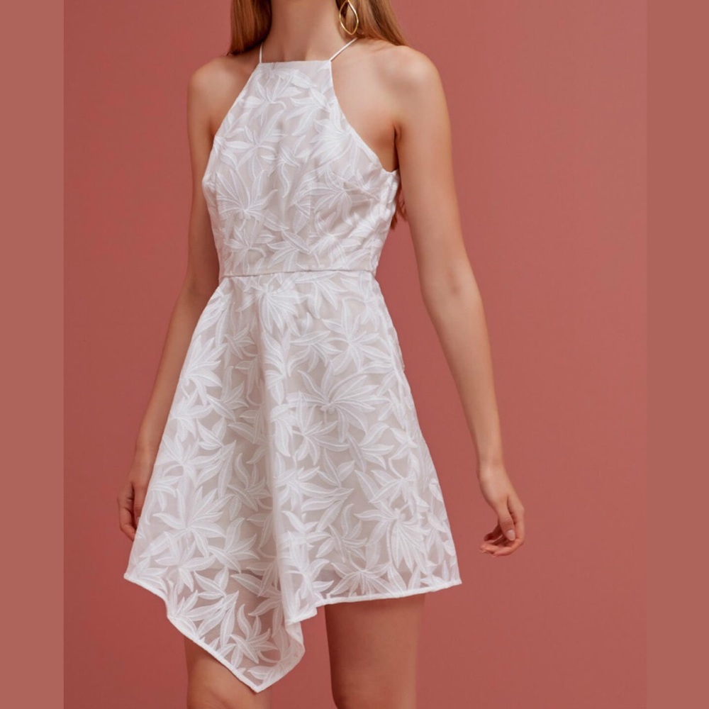 KEEPSAKE THE LABEL Plain Sight Mini Dress in Ivory